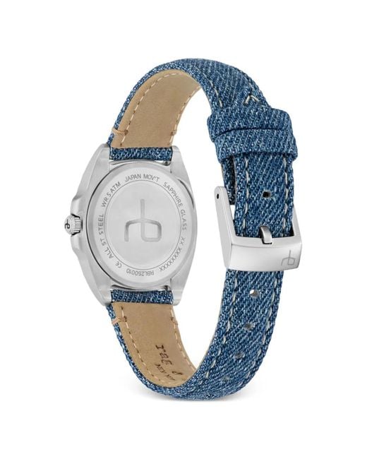 Rag & Bone Blue Bleeker 30Mm Watch