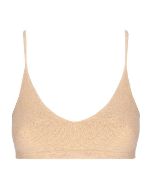 Laneus Natural Knitted Tank Top