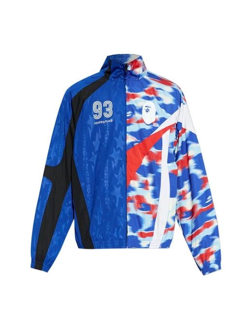 Chaqueta De Chándal Split A Bathing Ape de hombre de color Blue