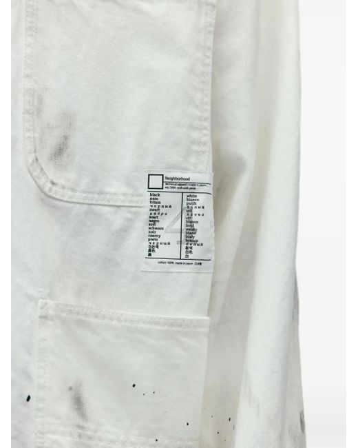 Neighborhood White Corduroy-Collar Jacket for men