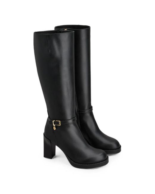 Tod's Black Buckled Boots