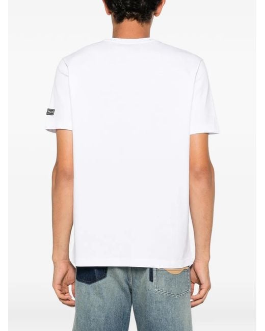 Iceberg White Looney Tunes Embroidered T-Shirt for men