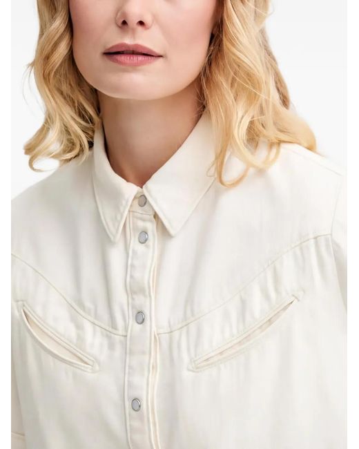 Levi's White Rinoa Chest-Pockets Shirt