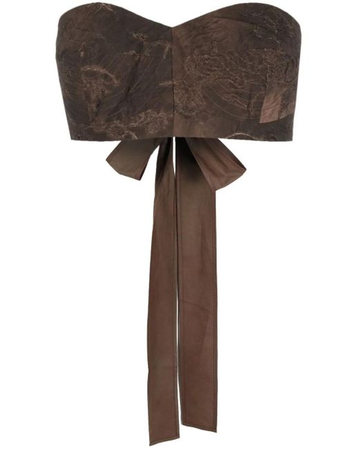 Uma Wang Brown Sleeveless Top