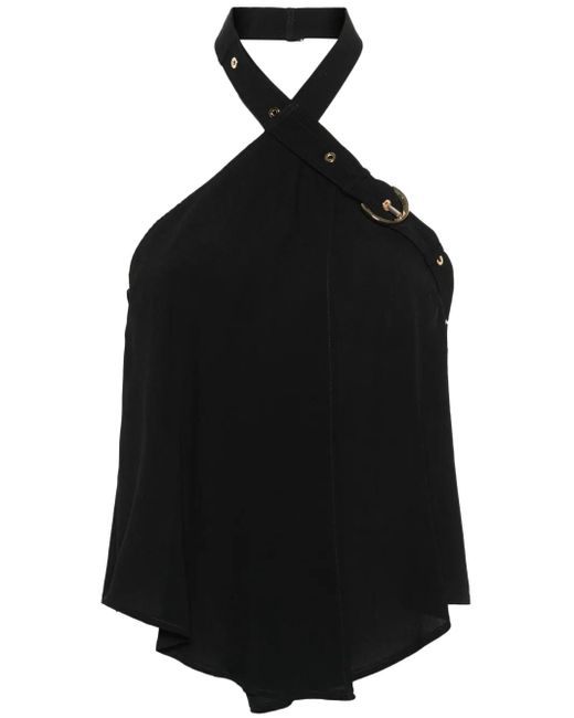 Pinko Black Tantalo Halterneck Top