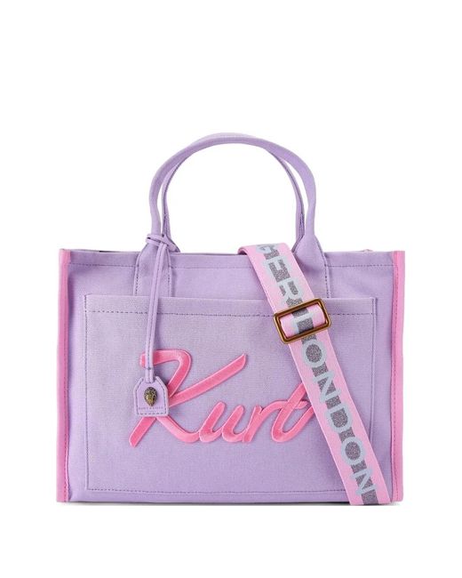 Kurt Geiger Purple Kurt Tote Bag