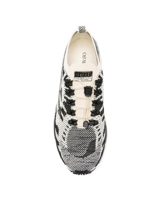 Off-White c/o Virgil Abloh White Be Right Back Knit Sneakers for men