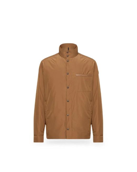 Moncler Brown Yndale Button-Up Jacket for men