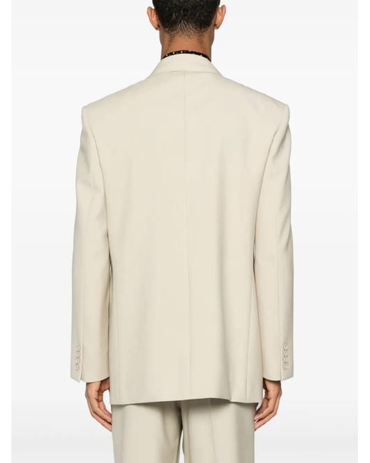 Saint Laurent Natural Wool Blazer for men