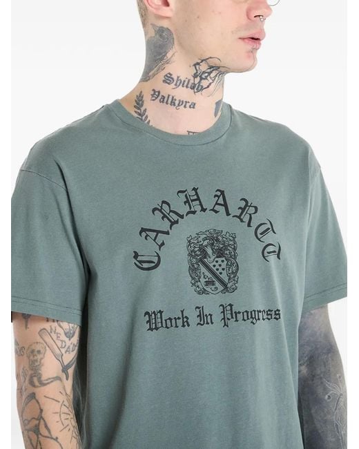 Carhartt Blue Coat Of Arms T-Shirt