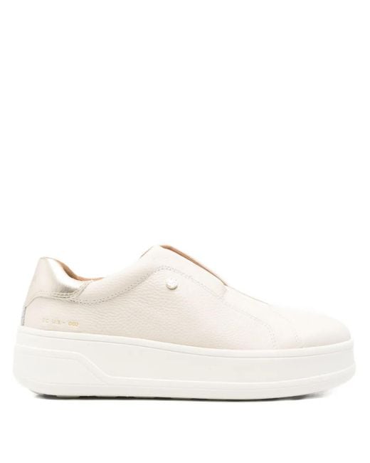 Geox Spherica プラットフォーム スリッポンスニーカー White