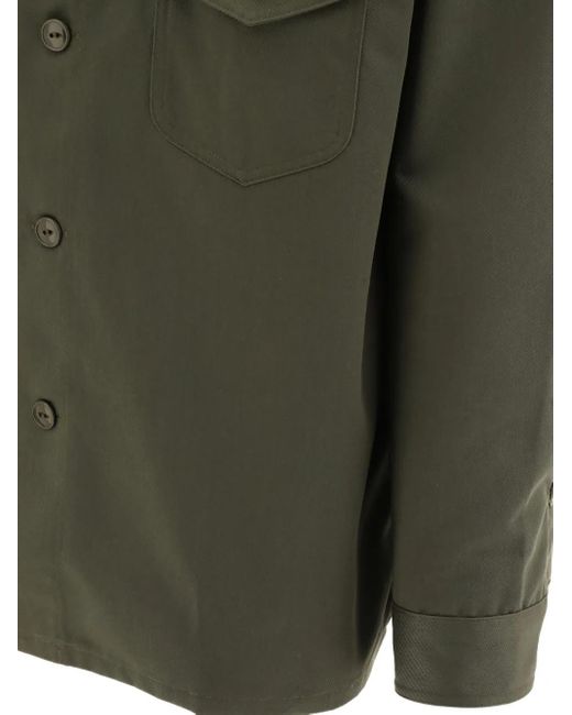 South2 West8 Green Patch-Pocket Button-Up Shirt for men