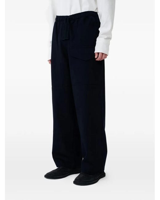 Studio Nicholson Black Nava Trousers for men