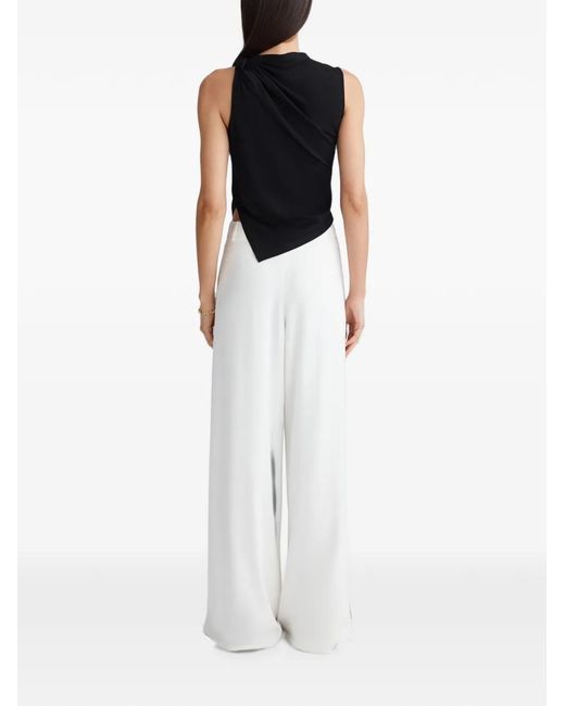 Anna Quan Black Celia Draped Top