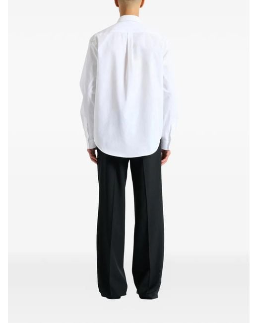 Balmain White Paris Shirt for men
