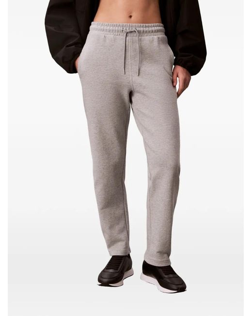 Calvin Klein Gray Pantalon De Jogging À Lien De Resserrage