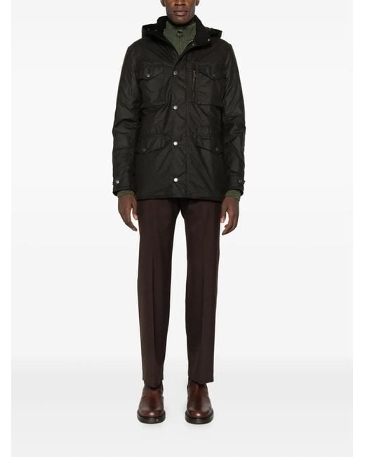 Barbour Black Sapper Waxed Jacket for men