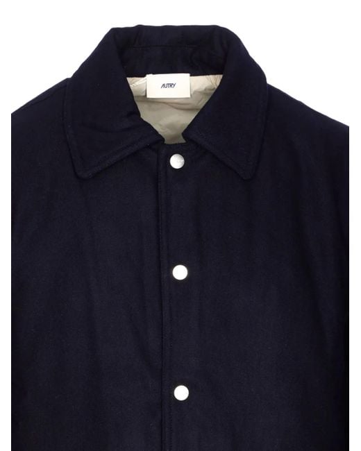 Autry Geknöpfte Jacke in Blue für Herren