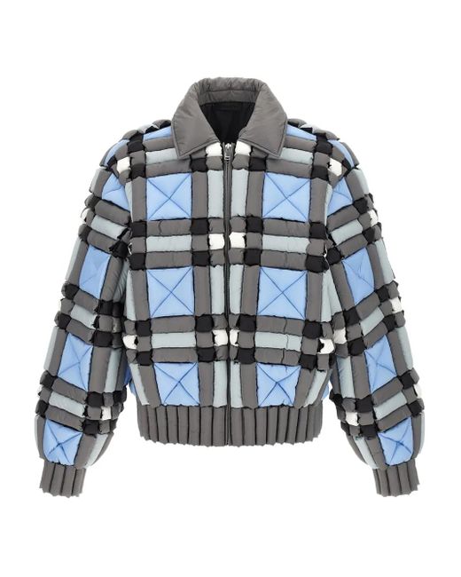 RAXXY Blue 3D Padded Puffer Jacket