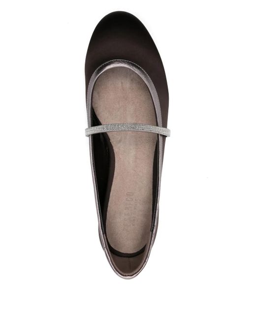 Peserico Punto Lace フラットシューズ Brown
