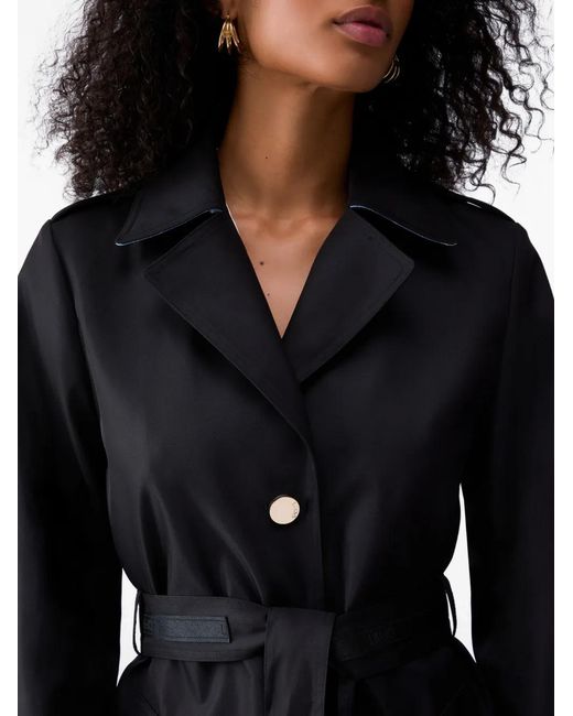 Liu Jo Black Belted Trench Coat