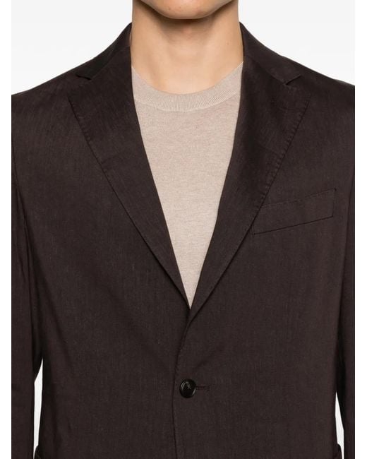 Blazer Con Bolsillo De Parche Boss de hombre de color Black