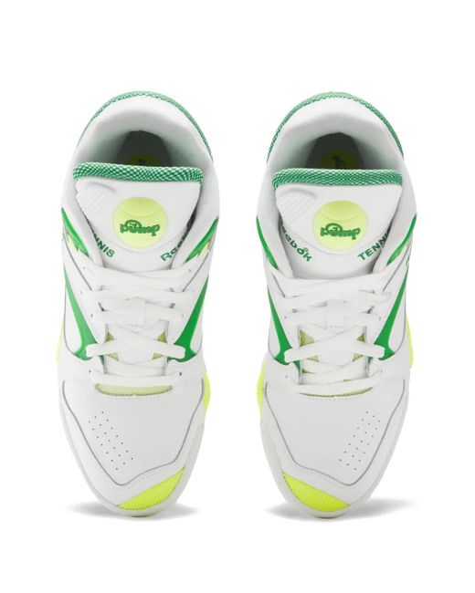 Reebok Green Court Victory Pump Lace-Up Sneakers