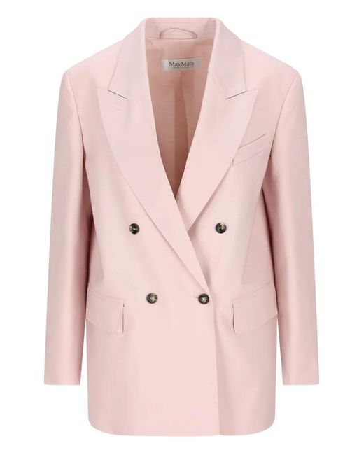 Max Mara Pink Wool Jacket
