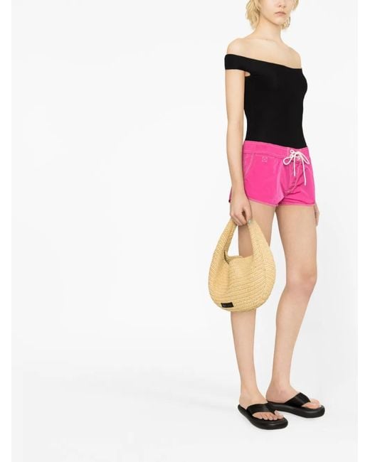 Tom Ford Shorts Met Logoprint in het Pink