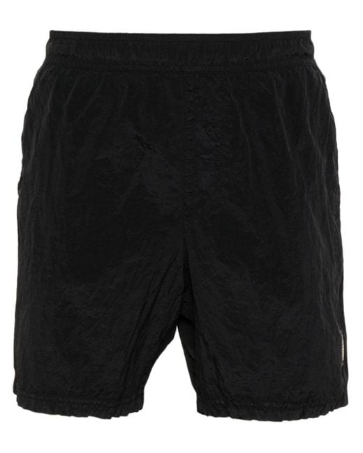 Stone Island Shorts mit Kompass-Patch in Black für Herren