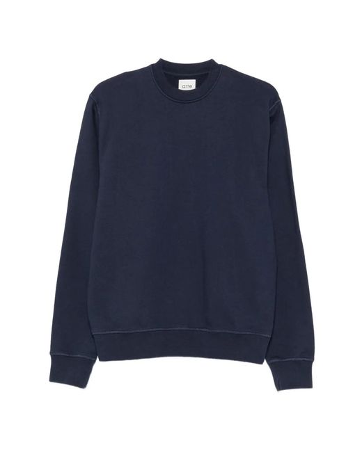 Arte' Blue Logo-Print Sweatshirt for men
