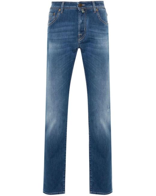 Jacob Cohen Straight Jeans in het Blue voor heren