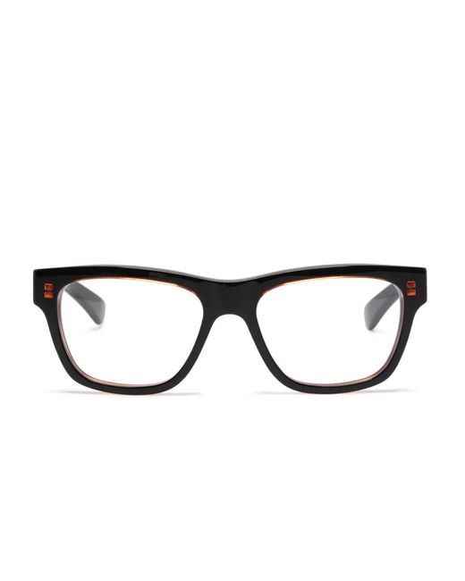 Gucci Black Brille Mit Eckigem Gestell