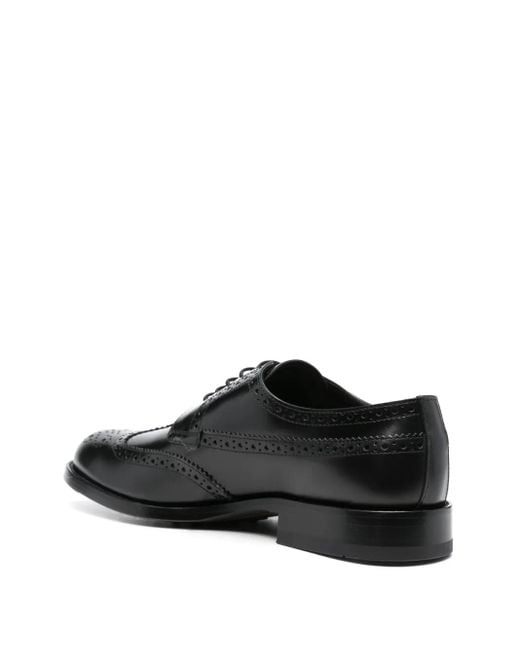 Tod's Black Flat Shoes for men