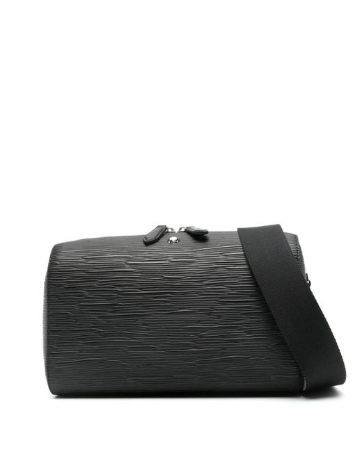 Montblanc Black 142 Leather Shoulder Bag for men