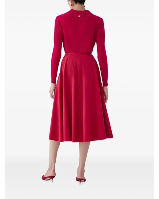 Carolina Herrera Red Pull À Manches Longues