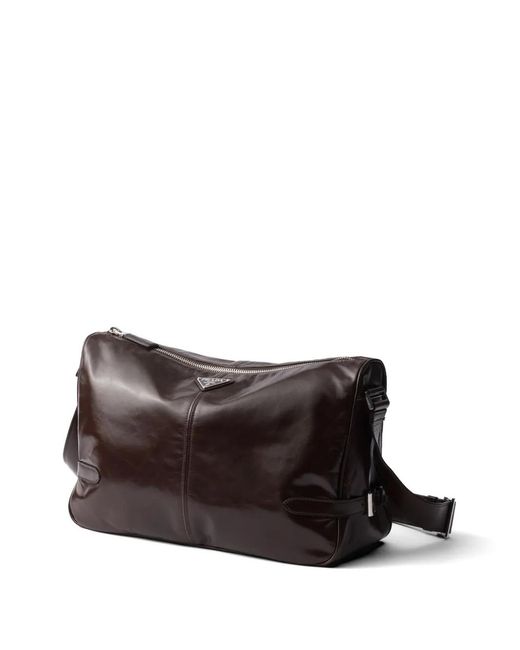 Borsa A Spalla di Prada in Brown da Uomo