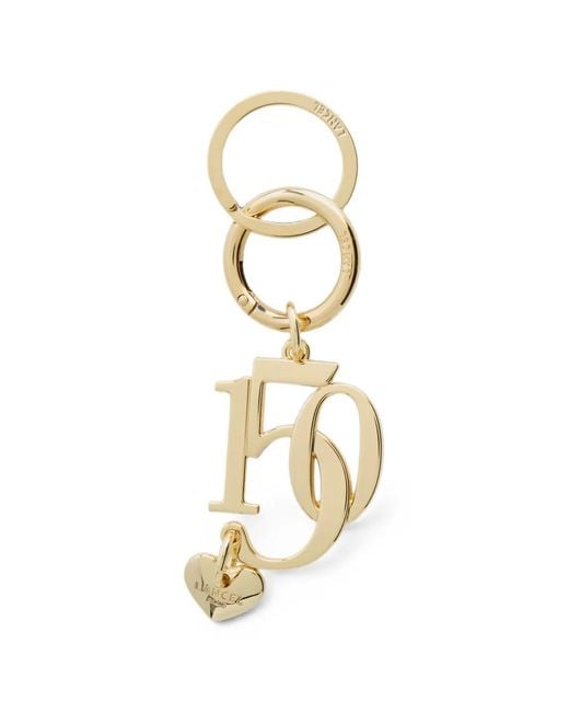 Lancel Metallic Heart-Pendant 150Y Keyring