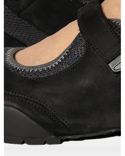 Roa Black Loie Strap Detail Slip-On