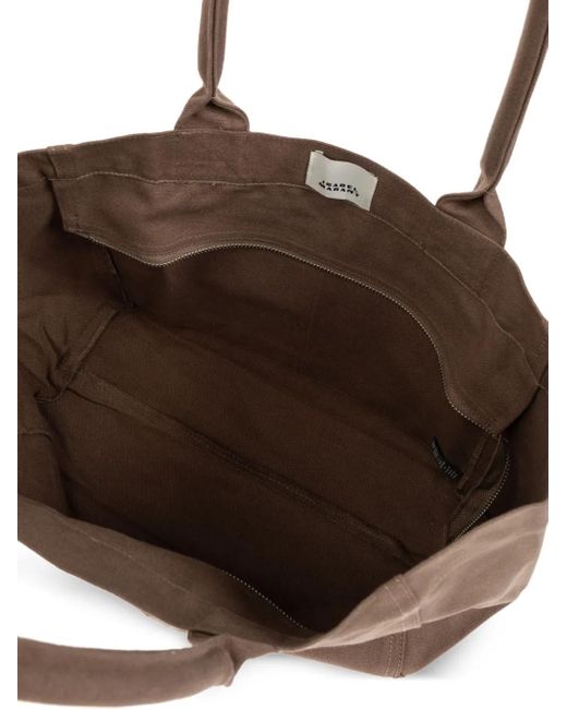 Borsa Tote Yenky Con Zip di Isabel Marant in Brown