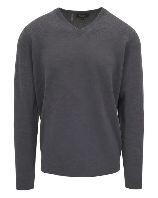 Pull À Col V Kinross Cashmere pour homme en coloris Gray