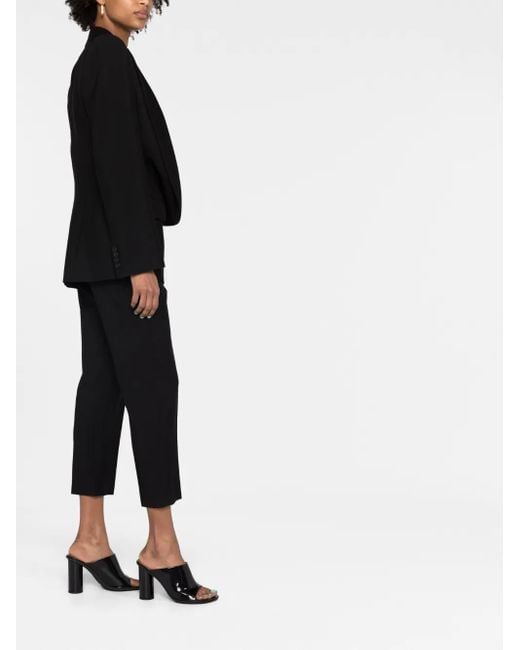Alexander McQueen Black Asymmetrischer Blazer