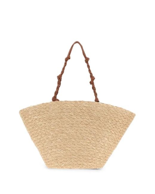 Jil Sander Natural Tangle Beach Bag
