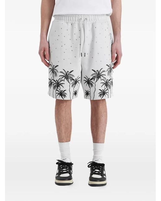 Only the Blind Gray Starry Night Shorts for men