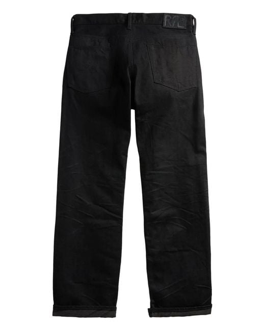 RRL Black Logo-Patch Jeans for men