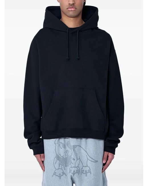 Chite' Blue Graphic-Print Hoodie for men