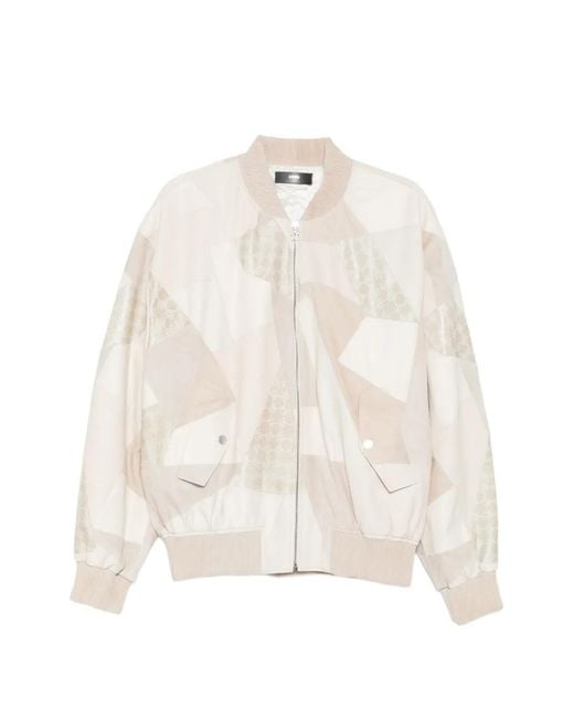 Amiri Bomberjack Met Patchwork in het White voor heren