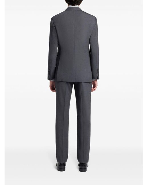 Tom Ford Gray Single-breasted Straight-leg Suit for men