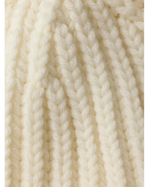 Prada Natural Wool Beanie