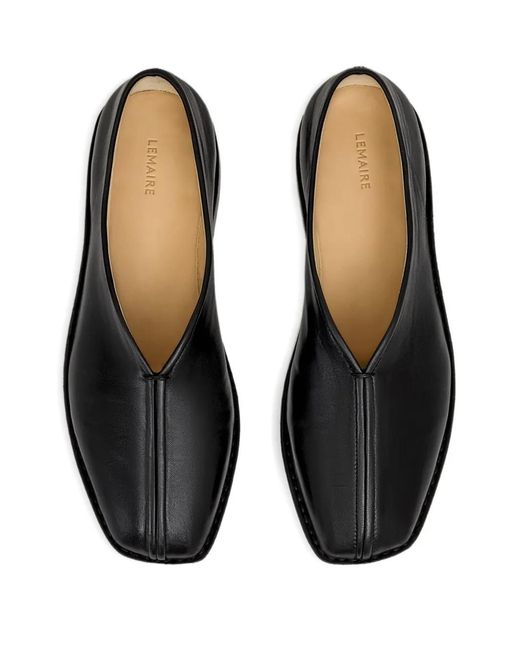 Lemaire Blue Flat Piped Slippers for men
